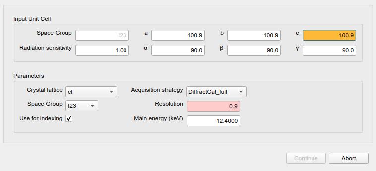 PreDiffractometerCalibration